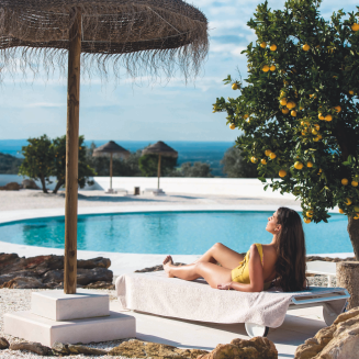 Ręcznik plażowy Graccioza Egoist Seamist 95x200 cm - 3