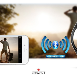 Smartwatch GIEWONT Vertex SmartCall GW450-2 Carbon/Carbon Leather - 11