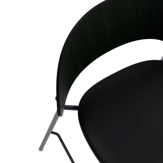 Hoker Eva Solo Dosina black oak & black leather 65 cm - 3