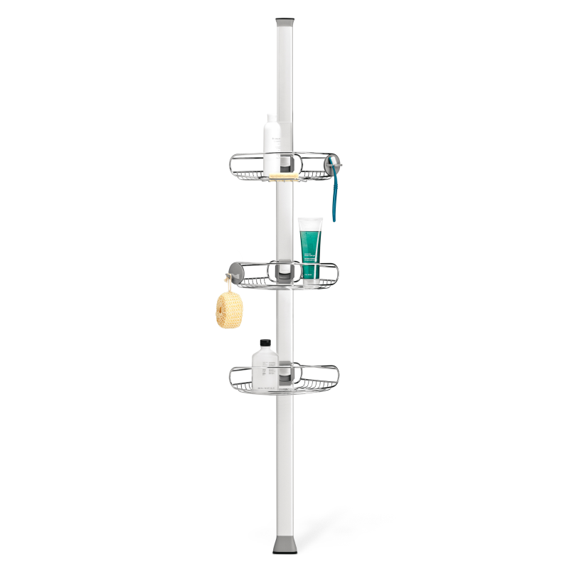  Simplehuman adjustable shower shelves