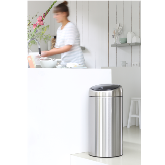 Kosz Brabantia Touch Bin DeLuxe 45l stal mat FPP | SZYBKA WYSYŁKA 24H - 4
