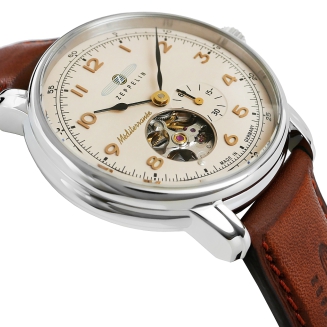 Zegarek Męski ZEPPELIN Mediterranee Open Heart Automatic 9666-5 + BOX - 2