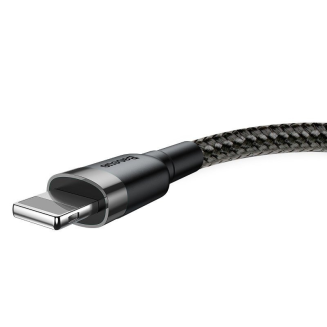 Kabel BASEUS Cafule USB-A-Lightning 2m (szaro-czarny) - 4