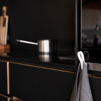  Magnetic wall hooks Zone Denmark Loop Black 2 pcs. - 5