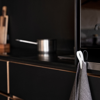 Haczyki ścienne magnetyczne Zone Denmark Loop Black 2 szt. - 5