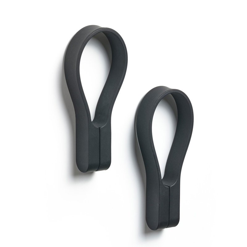  Magnetic wall hooks Zone Denmark Loop Black 2 pcs.