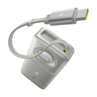 Powerbank Baseus OS Free2Pull 10000mAh 30W +kabel (szary) - 4