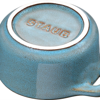 Staub Mini Cocotte Okrągły - 200 ml, Antyczny turkusowy - 4