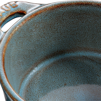 Staub Mini Cocotte Okrągły - 200 ml, Antyczny turkusowy - 5