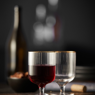 Kieliszki do wina Lyngby Glas Palermo Gold 4 szt. - 5