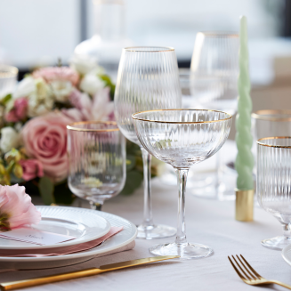 Kieliszki do wina Lyngby Glas Palermo Gold 4 szt. - 4