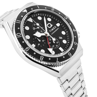 Zegarek Męski TIMEX Q Timex 3-Time Zone Chronograph TW2V69800 + BOX - 3