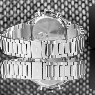 Zegarek Męski TIMEX Q Timex 3-Time Zone Chronograph TW2V69800 + BOX - 7