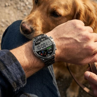 Smartwatch Gravity Grafitowy Pasek + Bransoleta GT46-3 - 16
