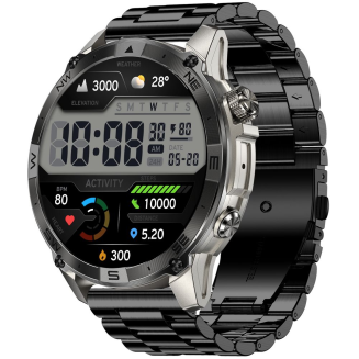 Smartwatch Gravity Grafitowy Pasek + Bransoleta GT46-3 - 4