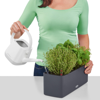 Donica Lechuza Balconissima 40 z uchwytem szary łupek - 10