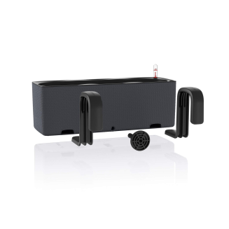 Donica Lechuza Balconissima 40 z uchwytem szary łupek - 6