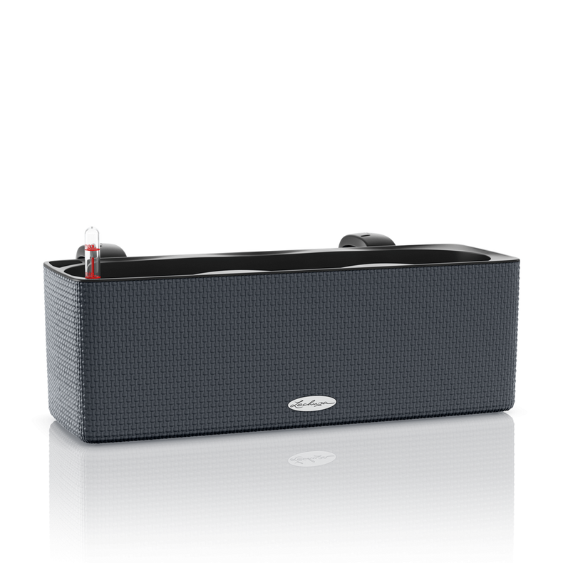 Donica Lechuza Balconissima 40 z uchwytem szary łupek