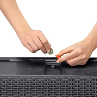 Donica Lechuza Trio Cottage 30 | 40 grafitowy czarny - 3