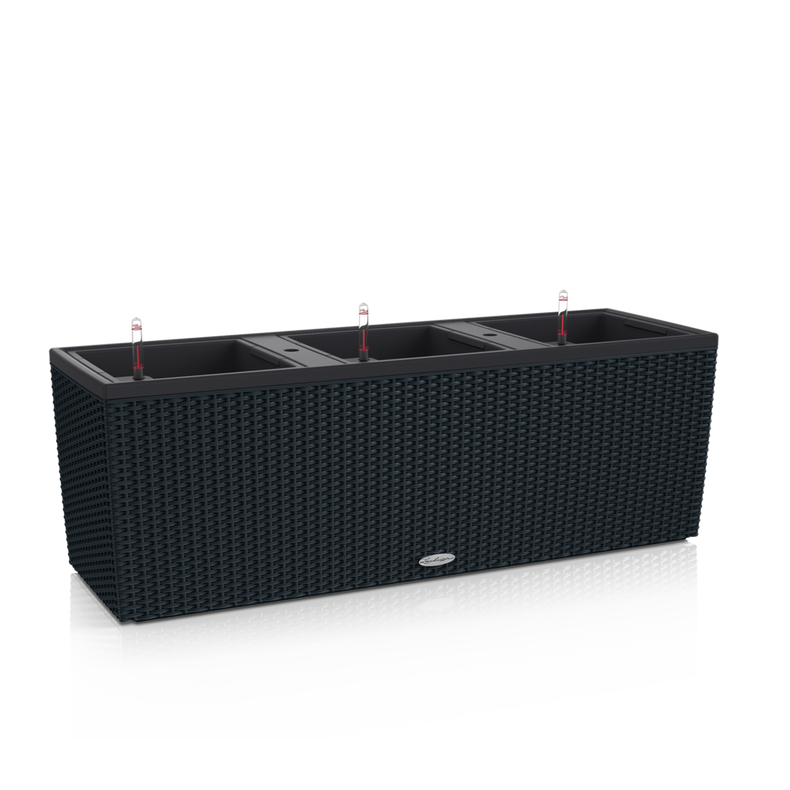 Donica Lechuza Trio Cottage 30 | 40 grafitowy czarny