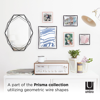 Lustro Umbra Prisma Black 57x43 cm - 6