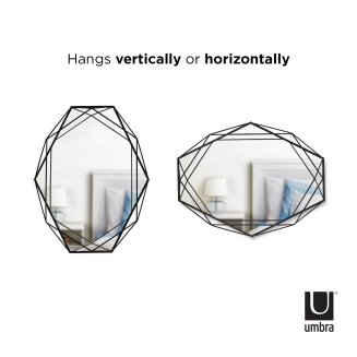 Lustro Umbra Prisma Black 57x43 cm | SZYBKA WYSYŁKA 24H | BESTSELLER - 5