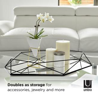 Lustro Umbra Prisma Black 57x43 cm - 8