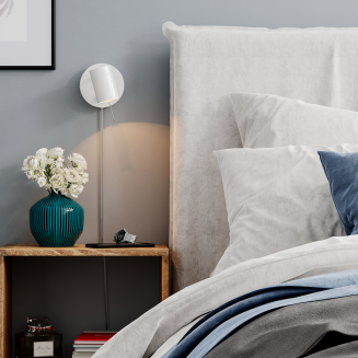 Kinkiet By Rydens Correct 1-lite wall wite - 2