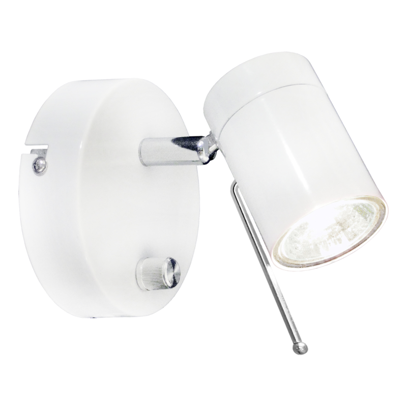 Kinkiet By Rydens Correct 1-lite wall wite
