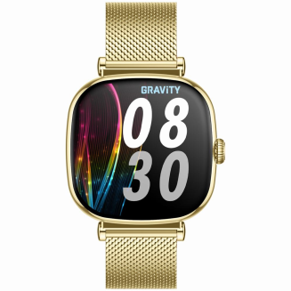 Smartwatch Gravity Złoty Bransoleta + Pasek GT32-2 - 7
