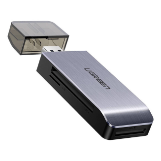 UGREEN CM180 USB 4-in-1 SD/microSD/CF/MS card reader (silver) - 3