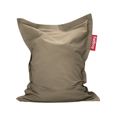 Pufa dla dzieci Fatboy Junior Canvas Taupe Grey 130x100 cm