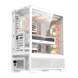 DARKFLASH AIRNOVA computer case + 3 fans (white) - 4