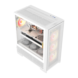  DARKFLASH AIRNOVA computer case + 3 fans (white) - 5