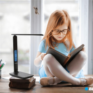 Lampa biurkowa Blaupunkt PRO LED CCT z ładowarką indukcyjną czarna - 5