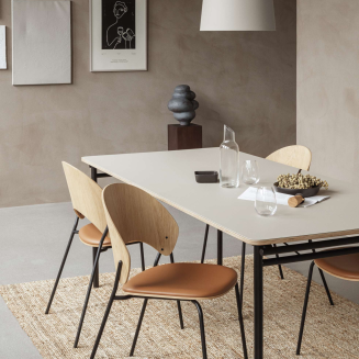 Eva Solo Dosina oiled oak & cognac leather chair - 5
