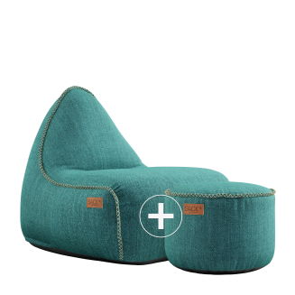 Pufa SACKit Cobana Lounge Chair petrol melange - 3