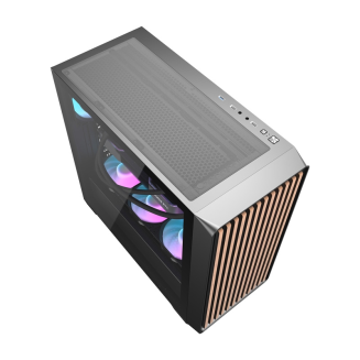 Obudowa komputerowa DARKFLASH DS900WD + 4 wentylatory (czarna) - 4