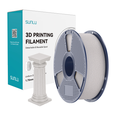  SUNLU PLA High-Speed Marble filament 1.75mm 1kg (light gray)