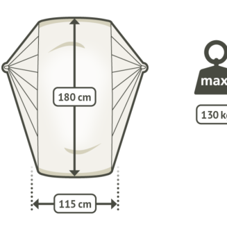 Siedzenie wiszące La Siesta Cumbia Organic Agave Comfort - 2