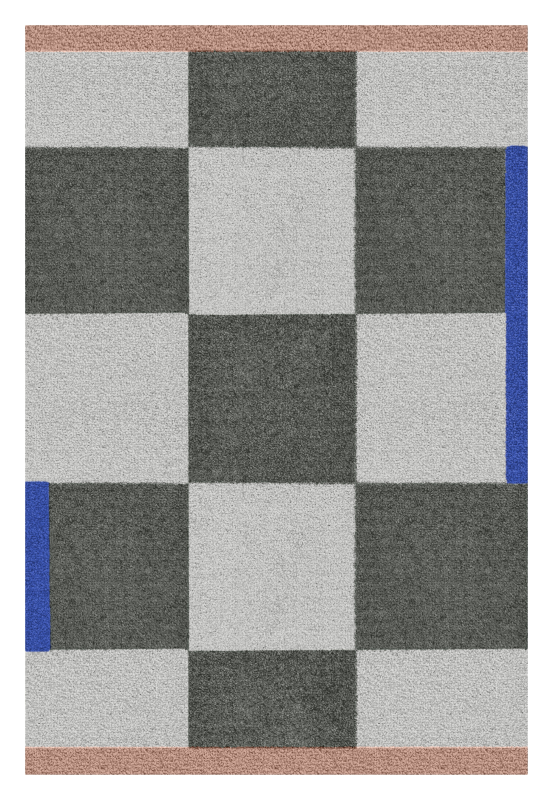 Dywanik Mette Ditmer SQUARE All-Round Dark Olive 55×80 cm