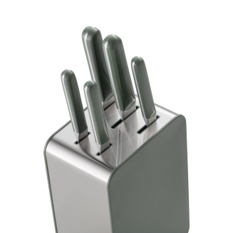 Zestaw noży w bloku BergHOFF Elements Khaki - 2