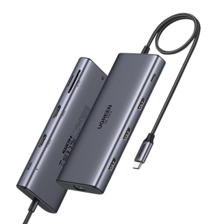 Hub USB-C UGREEN CM639 10-portowy PD 100W - 2