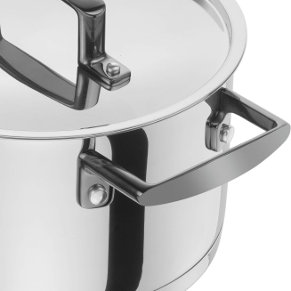  Set of 5 Zwilling Bellasera pots - Black - 10