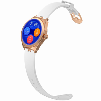 Smartwatch Gravity Różowe Złoto Biały GT25-4 - 3