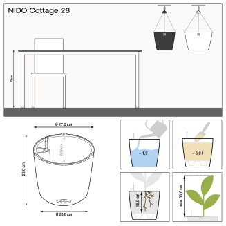 Donica Lechuza Nido Cottage 28 mokka - 9