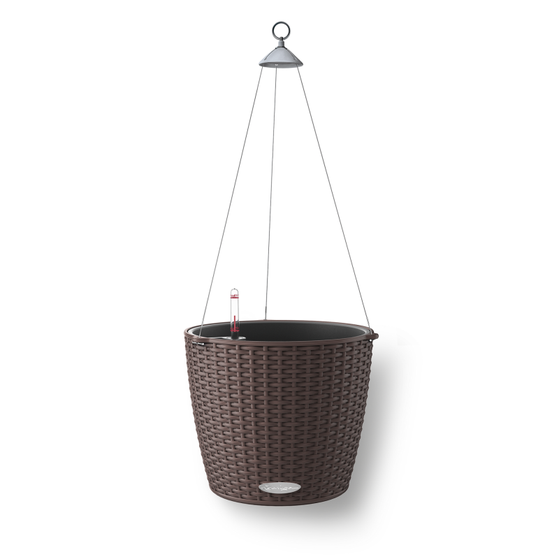 Lechuza Nido Cottage 28 mocha plant pot