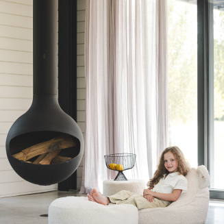 Pufa dziecięca Wigiwama Ottoman Cream White - 5