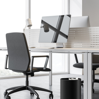 Kosz Zack Civos czarny 37 cm - 4