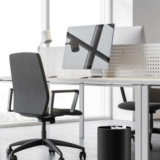 Kosz Zack Civos czarny 37 cm - 4